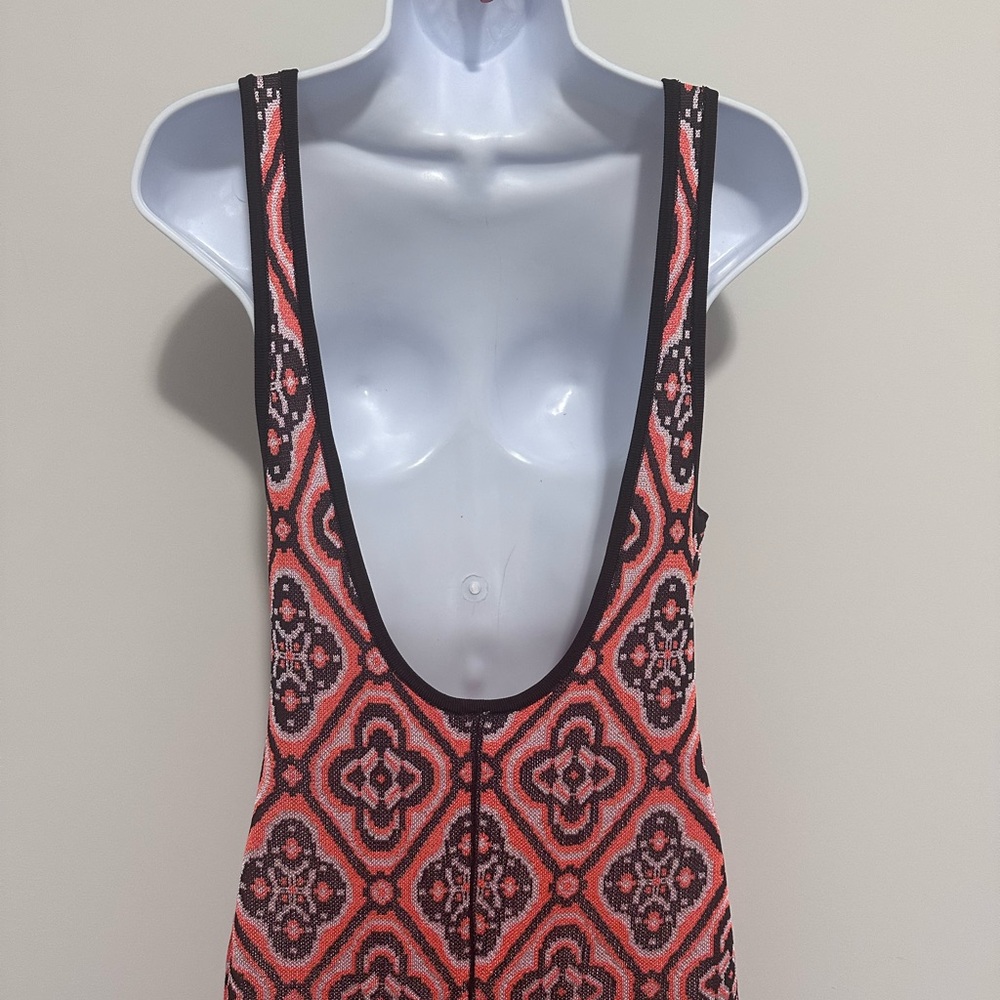 NWT Free People Ready or Not Geometric Patterned Wide Leg Jumpsuit - Picture 7 of 9